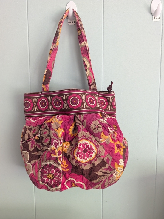 Vera Bradley Handbags - Pink floral fall print vera Bradley purse